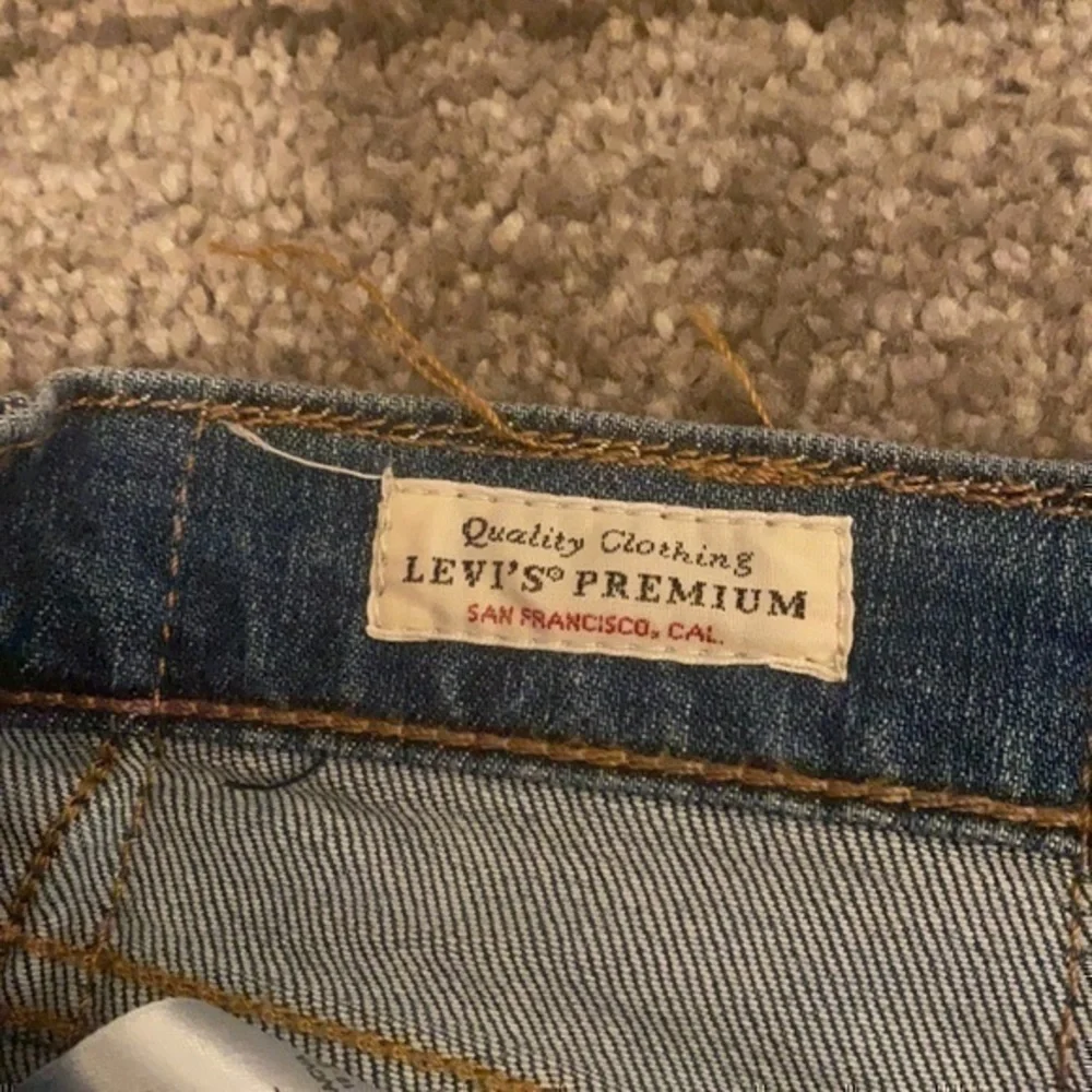 Levi’s Premium Hi-Ball Jeans Men’s 32x30 Blue Logo Side Stripe Denim